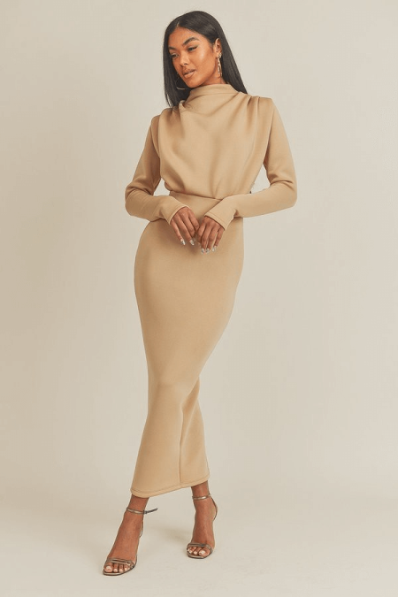 Nalia Elegant Midi dress